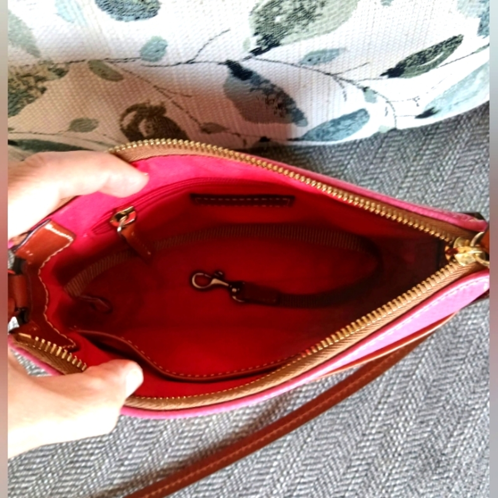 NWOT Dooney & Bourke Pebble Grain Ginger Crossbody Bag - Picture 8 of 12